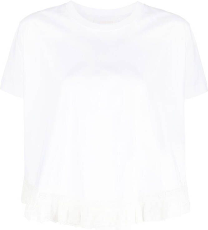 See by Chloé T-shirt met ronde hals Wit