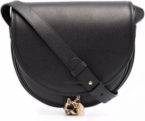 See by Chloé Mara leren crossbodytas Zwart