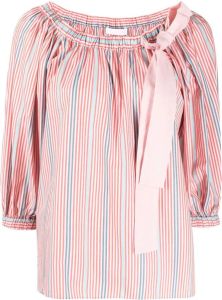 See by Chloé Off-shoulder blouse Rood