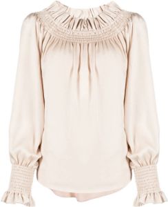 See by Chloé Off-shoulder blouse Roze