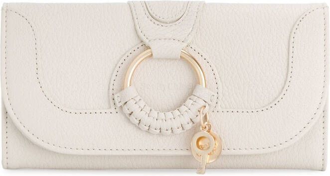 See by Chloé ring detail wallet Wit