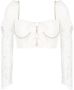 Self-Portrait Blouse met strikdetail Wit - Thumbnail 1