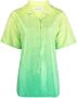 Self-Portrait Blouse versierd met stras Groen - Thumbnail 1