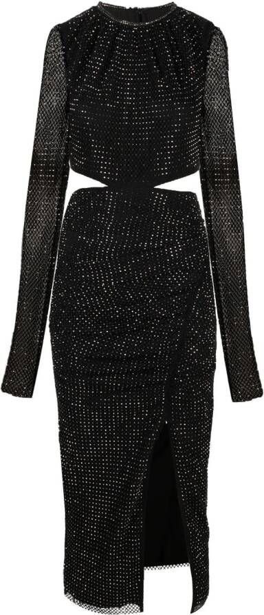 Self-Portrait Jurk met studs Zwart