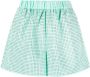Self-Portrait Shorts verfraaid met kristallen Groen - Thumbnail 1