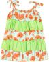 SELINIACTION KIDS Jurk met bloe print Groen - Thumbnail 1