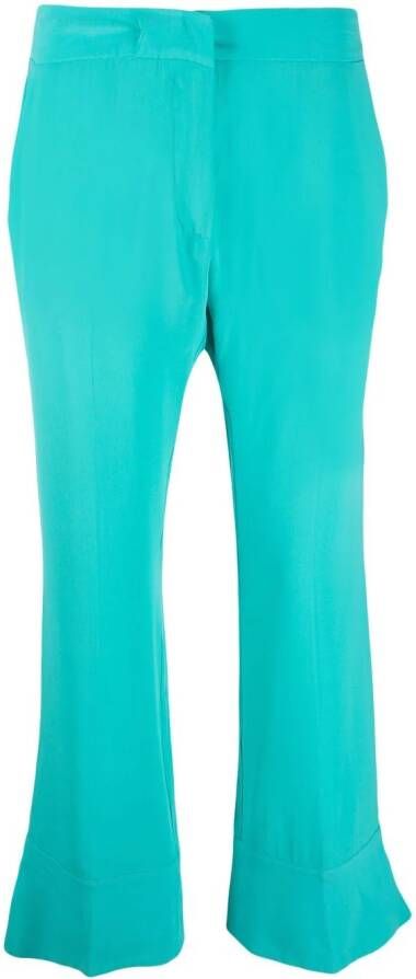Semicouture Cropped broek Blauw