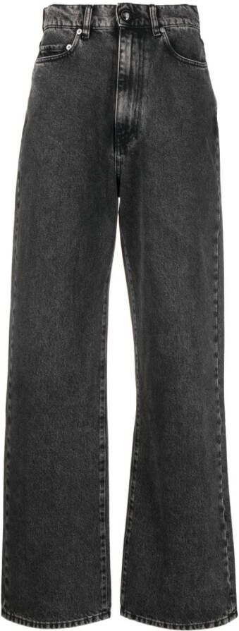 Semicouture High waist jeans Zwart