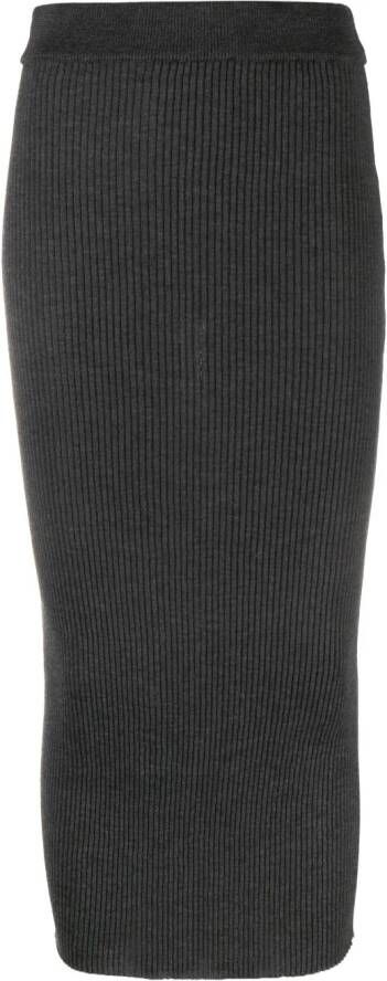 Semicouture High waist rok Grijs