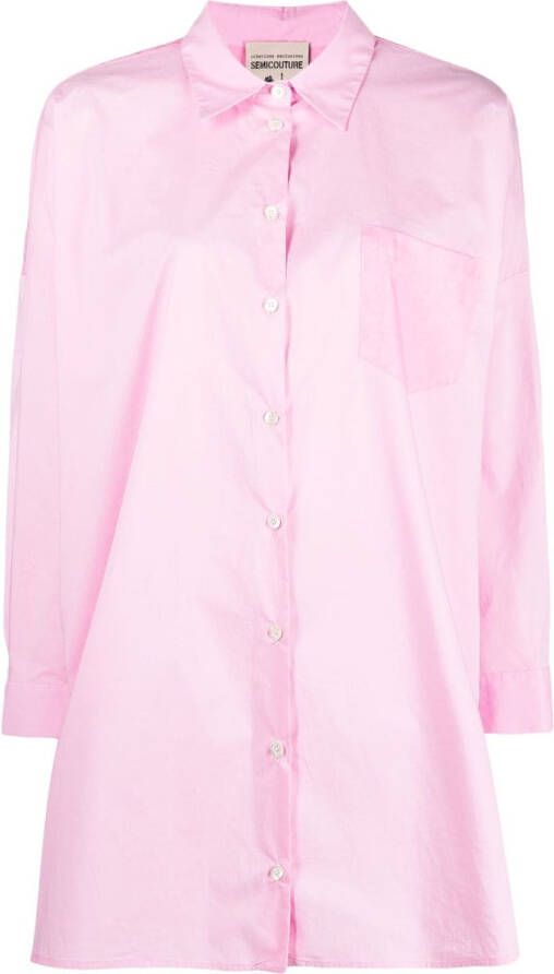 Semicouture Katoenen blouse Roze