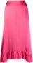 Semicouture Rok met ruche afwerking Roze - Thumbnail 1