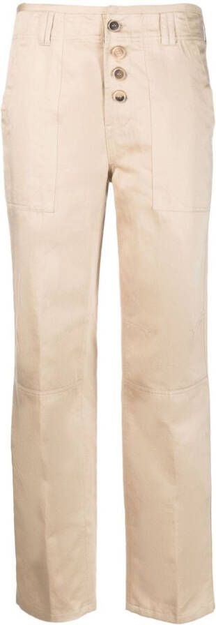 Semicouture Straight jeans Beige