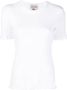 Semicouture T-shirt met afwerking Wit - Thumbnail 1