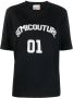Semicouture T-shirt met logoprint Zwart - Thumbnail 1