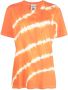 Semicouture T-shirt met tie-dye print Oranje - Thumbnail 1