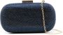 SERPUI Emma Montana clutch met stras Blauw - Thumbnail 1