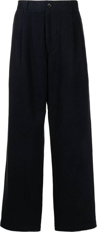 Seven By Seven Pantalon met wijde pijpen Blauw