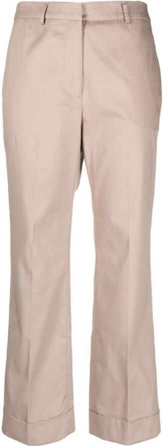 Seventy Broek met wijde pijpen Beige