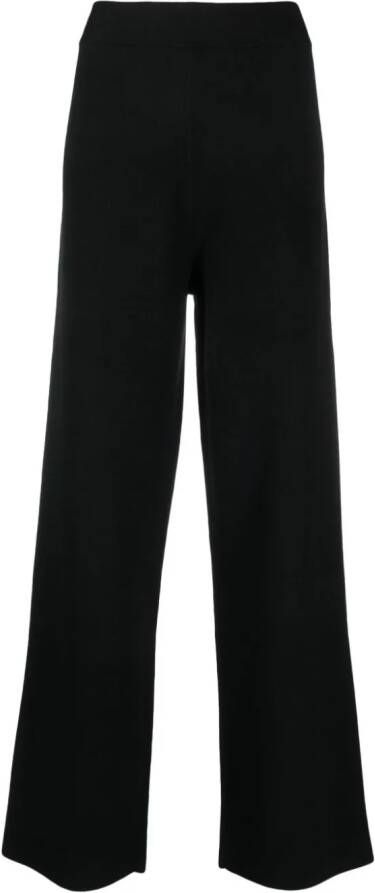 Seventy Broek met wijde pijpen Zwart