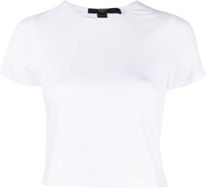 Seventy Cropped T-shirt Wit