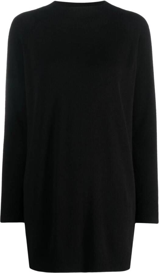 Seventy Jurk met col Zwart