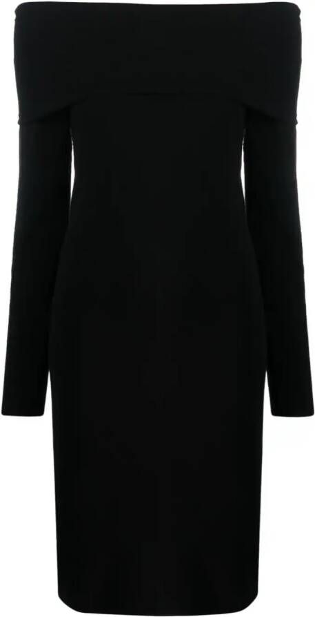 Seventy Off-shoulder jurk Zwart