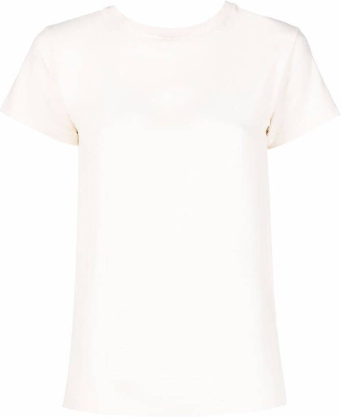 Seventy T-shirt met ronde hals Beige