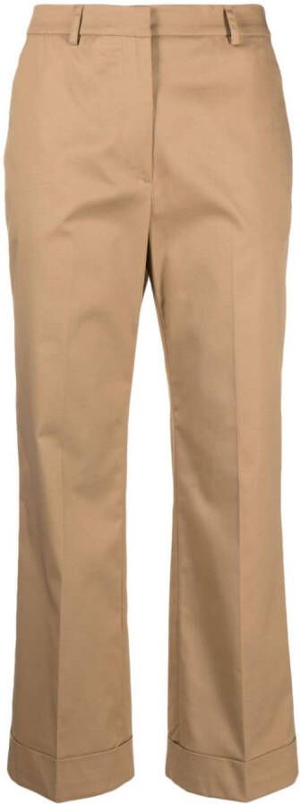 Seventy Broek met wijde pijpen Beige