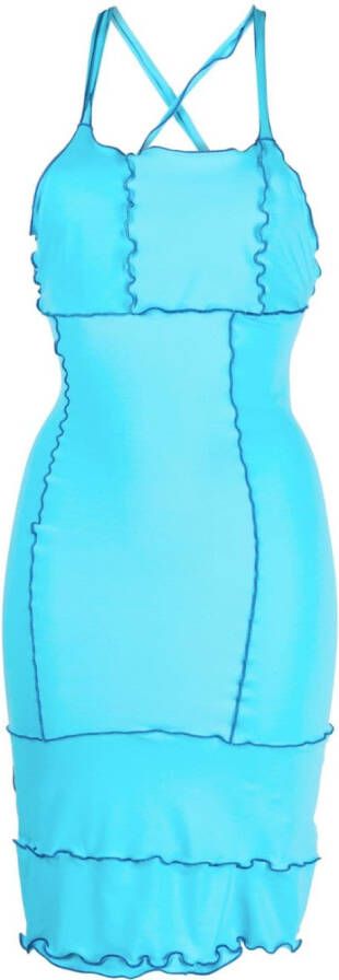 Sherris Mouwloze jurk Blauw