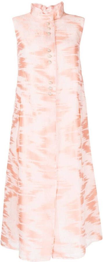 SHIATZY CHEN Midi-jurk met print Roze