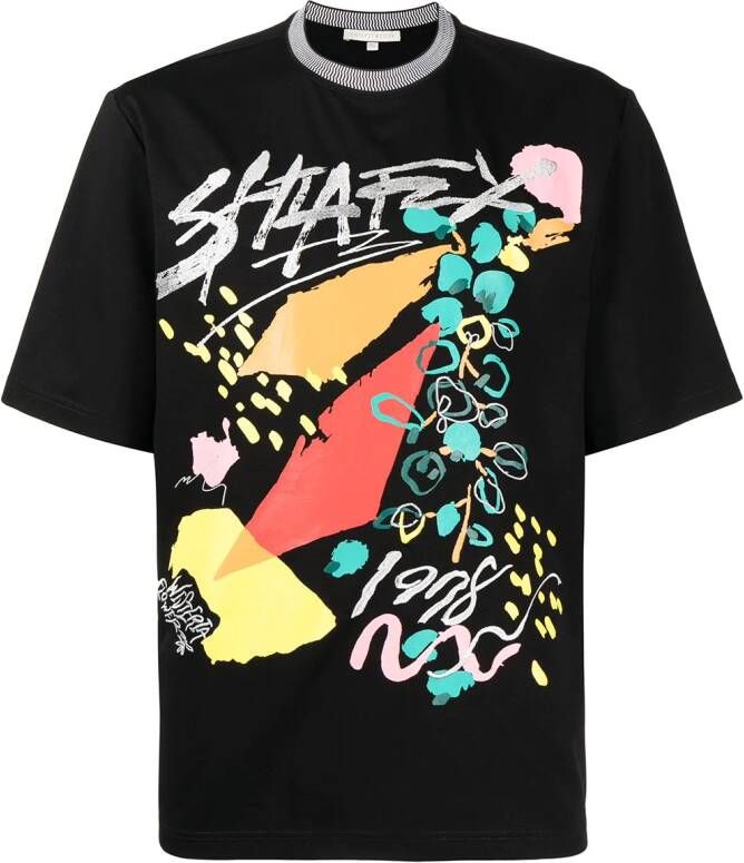 SHIATZY CHEN T-shirt met logoprint Zwart