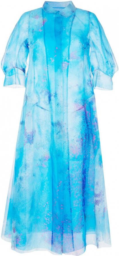 SHIATZY CHEN Zijden jurk Blauw