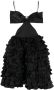 SHUSHU TONG Mini-jurk met strikdetail Zwart - Thumbnail 1