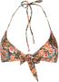 SIEDRES Bikinitop met bloemenprint Groen - Thumbnail 1