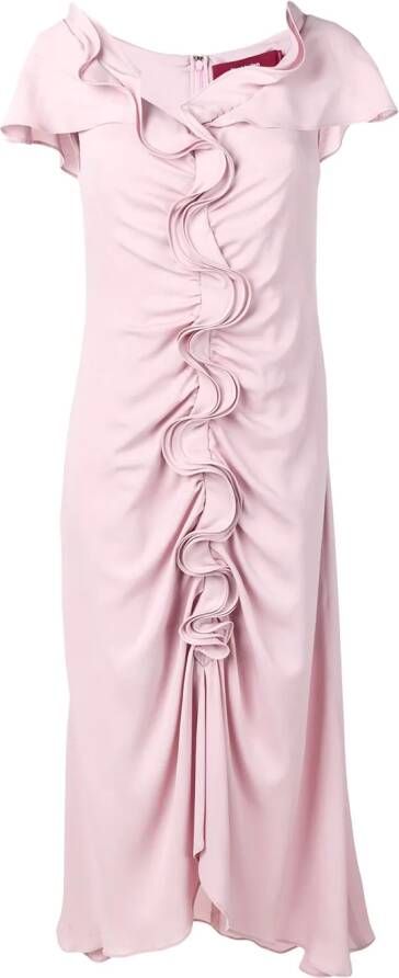 Sies Marjan Jurk met ruches Roze