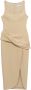 Simkhai Gedrapeerde jurk Beige - Thumbnail 1