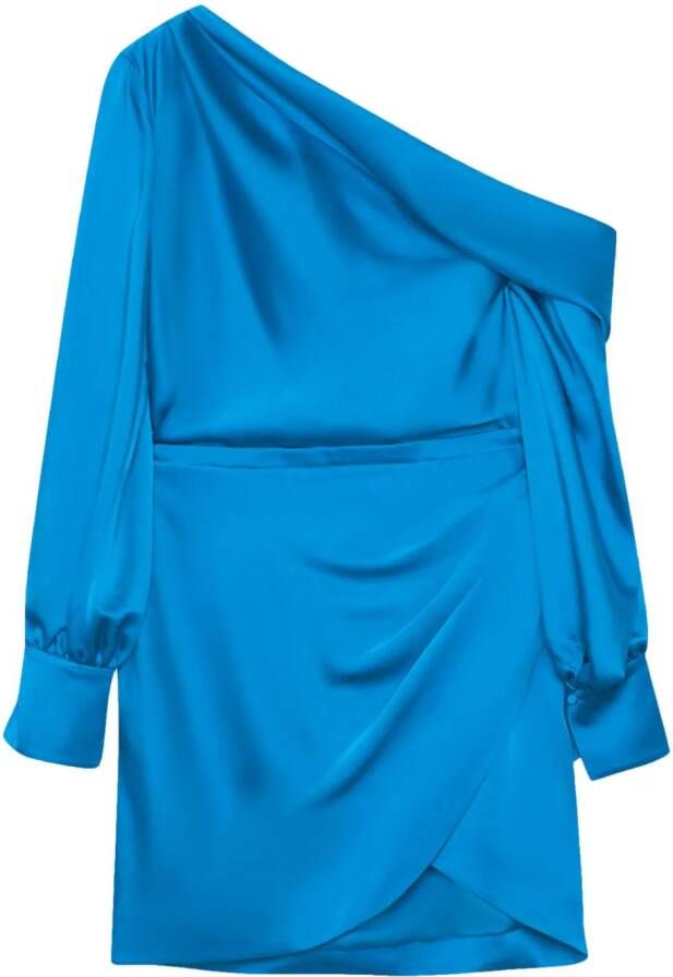 Simkhai Asymmetrische mini-jurk Blauw
