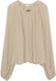 Simkhai Geplooide blouse Beige - Thumbnail 1
