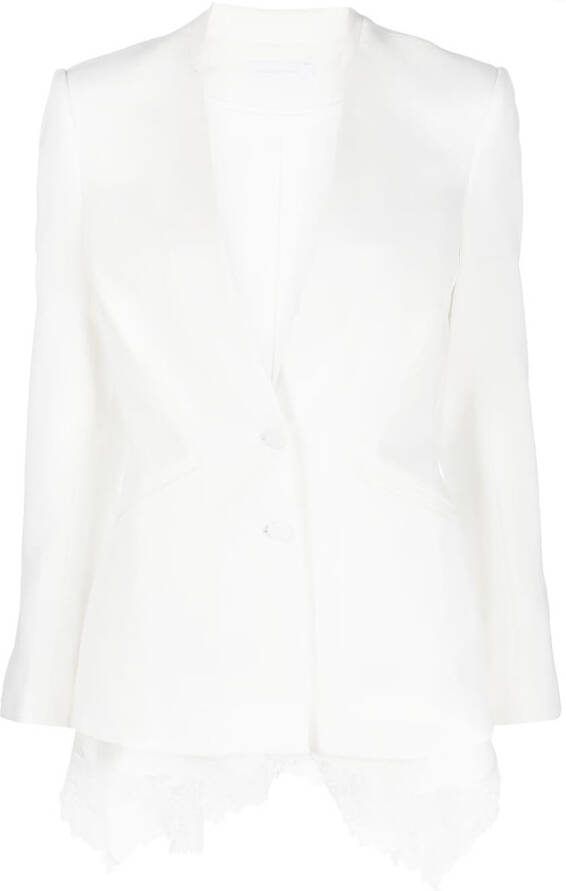 Simkhai Kraagloze blazer Wit