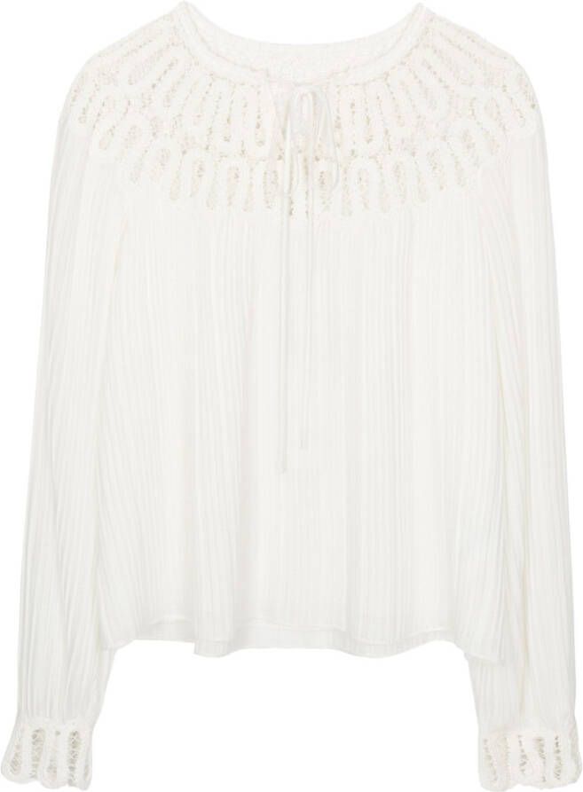 Simkhai Blouse met lange mouwen Wit