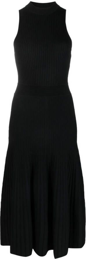 Simkhai Geplooide jurk Zwart
