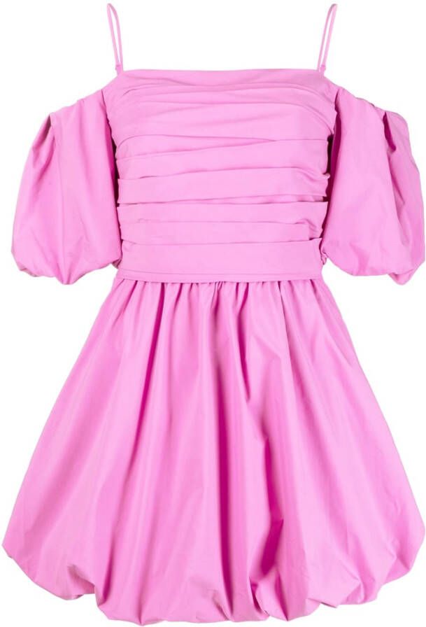 Simkhai Mini-jurk met pofmouwen Roze