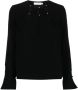 Simkhai Blouse van crêpe Zwart - Thumbnail 1