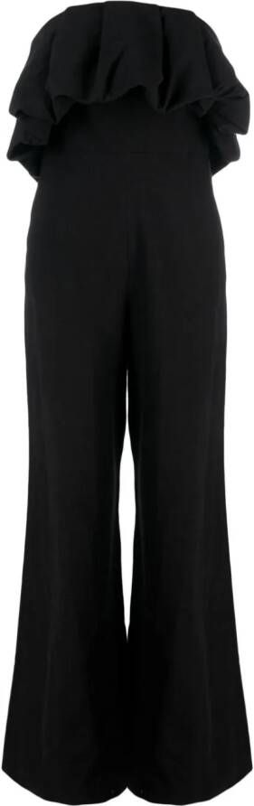 Simkhai Strapless jumpsuit Zwart