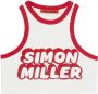 Simon Miller Tanktop met logoprint Wit - Thumbnail 1