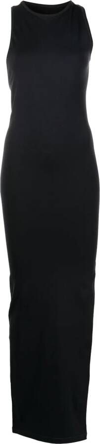 Simon Miller Maxi-jurk met open rug Zwart