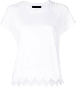 Simone Rocha Blouse met broderie anglaise Wit
