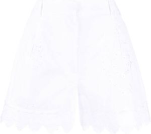 Simone Rocha Broderie anglaise shorts Wit