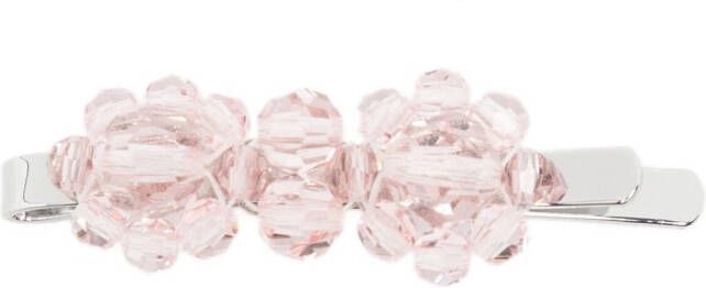 Simone Rocha Haarclip versierd met kristal Roze