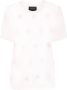 Simone Rocha T-shirt met bloemenprint Roze - Thumbnail 1